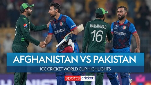 Cricket World Cup: Afghanistan claim historic eight-wicket victory against Pakistan