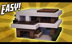 我的世界建筑教学-如何建造一个简单的现代别墅#17