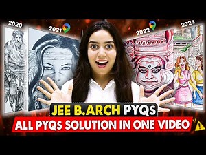 JEE B.Arch ALL Drawing PYQs Solved | Most Important Video🔥
