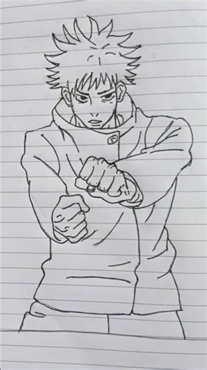 Drawing Megumi Fushiguro 😇🥰 #drawing #art