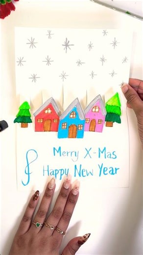 Cozy Gingerbread House Christmas Card ✨ Handmade Holiday Magic DIY