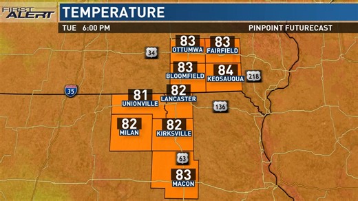 Good morning! Here's your hourly temperature forecast for today. What's it like out right now? We have current temperatures at www.kyoutv.com/weather. | KYOU TV | Facebook