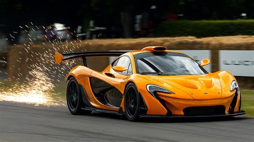 McLaren P1 GTR extreme downforce