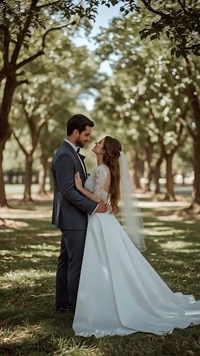 A Perfect Wedding Kiss 💍✨ #WeddingKiss #BrideAndGroom #WeddingMoments #LoveStory