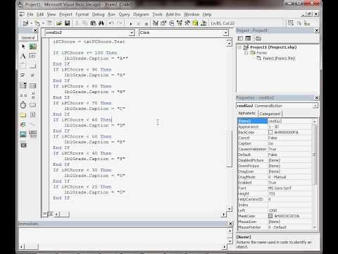 VB6 Tutorial 027 - Select Case