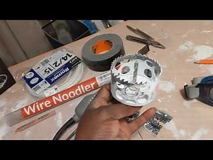 Tools needed to install LED lights in plaster lath ceiling DIY