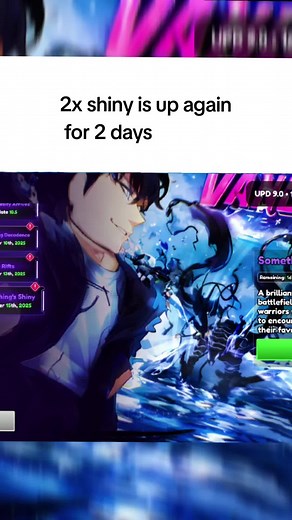 Anime Vanguards: 2-Day Shiny Event in Roblox