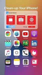 ✅Clean-up your iPhone in one click! | Cleaner Kit App