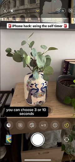 iPhone hack: how to use the self timer on iPhone #youtubeshorts #iphone #iphonehacks