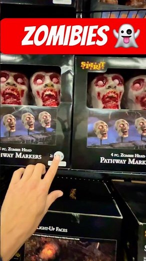 Spooky zombie pathway markers @spirithalloween #spirithalloween #halloween #halloweendecorations