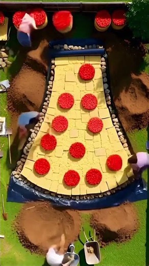 Pizza Construction Timelapse | Building a Giant Pizza Shop from Start to Finish