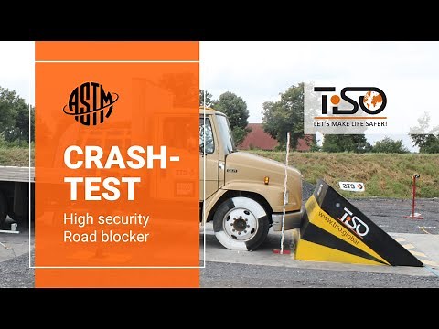 Crash-test of TiSO HIGH SECURITY ROAD BLOCKER (ASTM F2656-07, M50, P1)