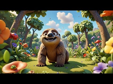 The Sloth That Ran Super Fast 🦥⚡ | Fun Kids Story | Educational Video for Children