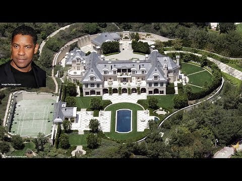 Denzel Washington Beverly Park Mansion Photos