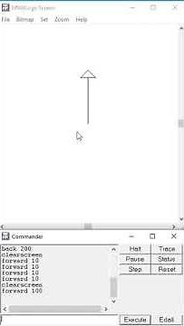 How to move the turtle in Logo #shorts
