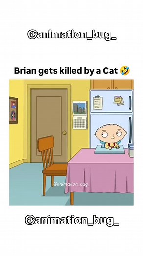Animation Bug on Instagram: "The character Brian Griffin from the animated series Family Guy has been killed off in several non-canonical instances and dream sequences, but he has never been killed by a cat in the show's main continuity or in any of his major deaths. Here are the details on Brian's most notable deaths: Hit by a car: Brian's most famous and significant death occurred in the Season 12 episode "Life of Brian" when he was hit by a car while playing street hockey with Stewie. He stay