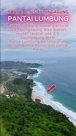 PANTAI LUMBUNG Pantai Indah di JLS Tulungagung Jalur Lintas Selatan Jawa Indonesia 2026 Wajib kesini