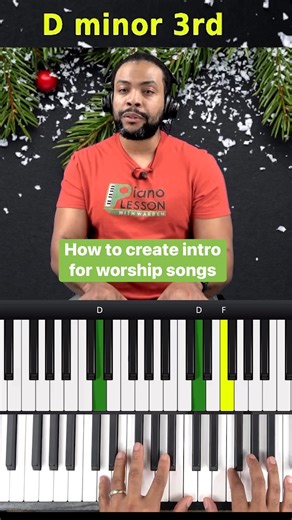 How to create intro for worship songs | Piano lesson With Warren
