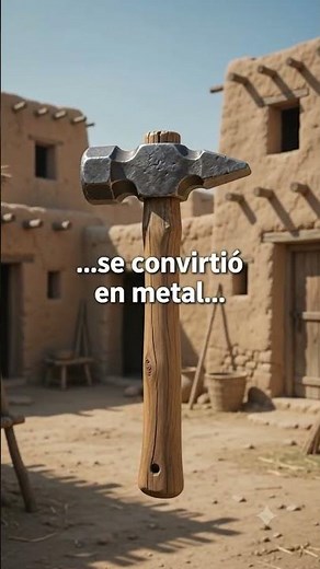 Evolució de un martillo #evolucion #herramientas #albañileria #DatosCuriosos #Ingenieria