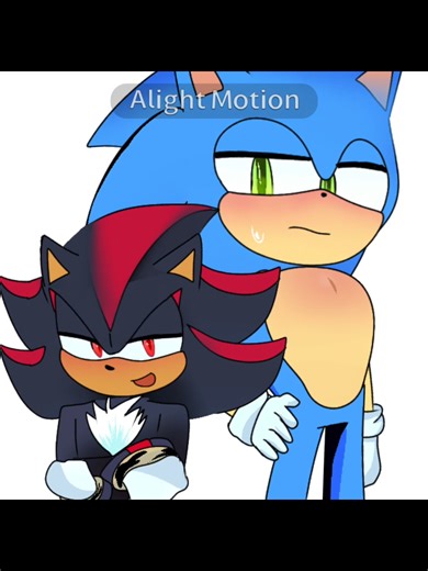 พี่โด้ชอบแบบใหญ่ๆ🫦#shadonic #sonadow #fyp #animation #fandom | Sonic X Shadow