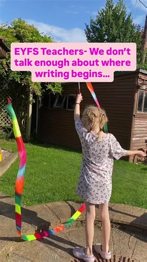 Before children can hold a pencil, they need to move. They need to climb, hang, dig, pour, twist, build, dance, crawl and swing. Those big, whole-body movements build the strength and control that eventually trickle down; from the shoulders, to the elbows, to the wrists, to the fingers. So when you see a child painting on a big canvas, rolling a tyre, or pushing a heavy box across the playground… That’s early writing too. Because fine motor skills grow from gross motor play. And play builds writ