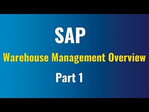 SAP Warehouse Management Overview-1, SAP WM Overview-1,Warehouse management Overview ‪@saplearning1‬