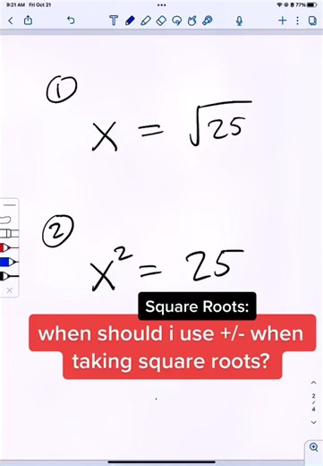 when to use plus or minus #algebra #algebra1 #algebra2 #math #maths | Nicksnumerals