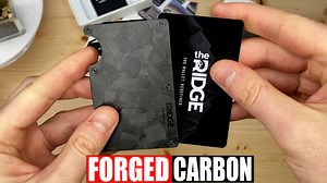 Watch Forged Carbon Ridge Wallet Review on Amazon Live