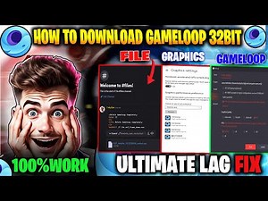 how to download gameloop 32 bit | pubg mobile emulator lag fix low end pc| 100%work