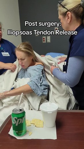 Post surgery: Iliopsoas tendon release Recovery after surgery and being released from the hospital. #iliopsoas #hipdysplasia #tendonrelease #iliopsoasrelease #surgery #badhips #medical #postsurgery #impingement #hipimpingement #recovery #recoverytiktok #CapCut