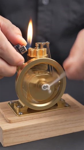 EngineXpert M16 Mini Vertical Gasoline Engine #machinerychannel #engineblock #engineering