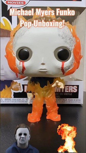 🔥 THE BOOGEYMAN BURNS! 🔪🔥 Michael Myers on Fire Funko Pop Unboxing | Halloween II 🎃 #michaelmyers