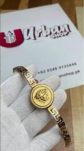 Versace New Ladies Watch Golden #versace #womenwatches