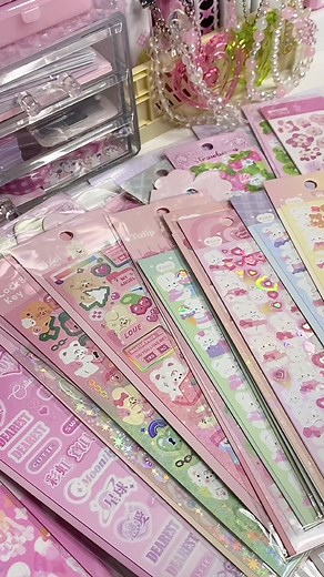 Sticker Haul - Unboxing ASMR Kpop Deco Toploaders