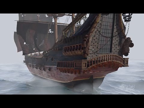 Pirate Ship Queen Anne's Revenge 3D model