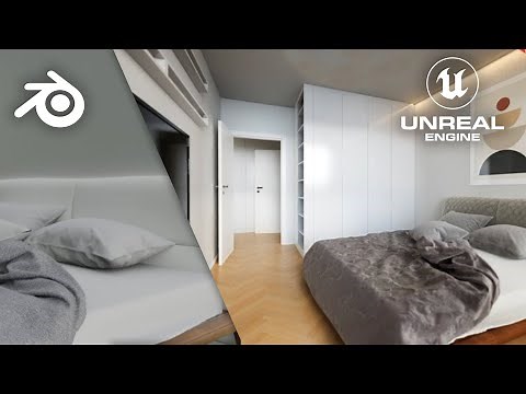Blender to Unreal Engine Archviz | Full Workflow UE5 | Lumen Lighting
