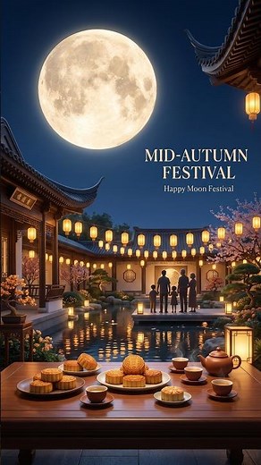 Happy Mid-Autumn Festival 2026 🌕 | A Beautiful Moon Festival Greeting