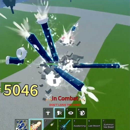DOUGH + SPIKEY TRIDENT Is OP in PvP! 🔥 (Blox Fruits Update Combo)
