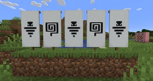How to get Flow and Guster banner pattern in Minecraft