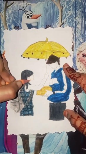 lovely runner spring snow ❄️ #art #muskancrafter #drawing #kdrama #korean #koreanart #koreanartist