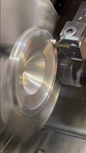 O-ring groove operation for Phathead Cylinder head combustion chamber #lathe #cnc #machinist
