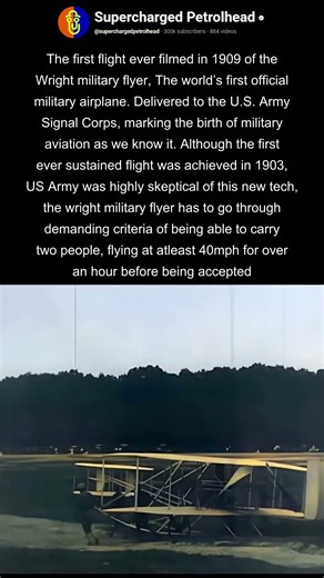 World's first military aircraft