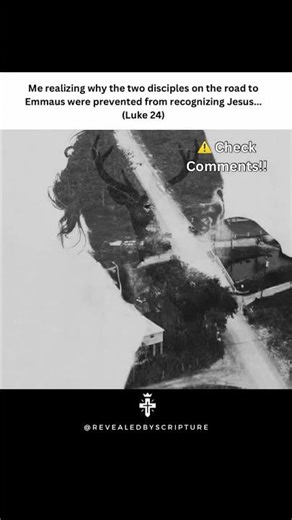 Wait… Why Couldn't They Recognize Jesus' Face? 😳🔥 (Check Comments!) #revealedbyscripture #ampbible