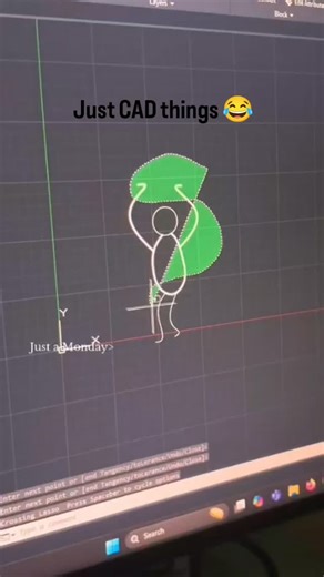 SleepDeprivedStudio on Instagram: "AutoCAD version of ‘Dance Monkey’ 🐒🎶. . . . . #autocad #autocadhumor #designvibes #drafting #draftinganddesign #justforlaughs #justforfun #dancemonkey #architecture #artistsoninstagram #memes #memepage #student #funny #college #collegelife #funnymemes #laughing #dancereels"