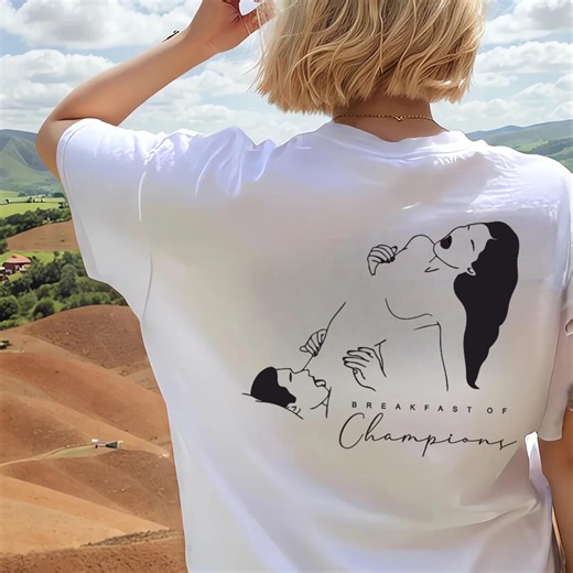 Breakfast of Champions S*x Shirt Gift, Sarcastic Shirt, Inappropriate Adult Humor, Trendy Graphic T-shirt, Witty Humor Adult Shirt Outfit N - Etsy