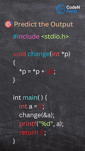 Predict the Output in C 😱 | Pointer Trick Explained #shorts #c #ytshorts #coding