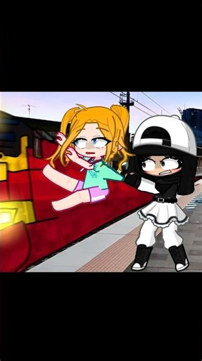 Close Call🚂📢// #gacha #gachalife #gachaclub #animation #muslimgacha #trending #viral #meme #fyp