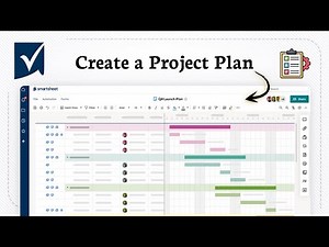 How to create a project plan in Smartsheet (For Daily Use)