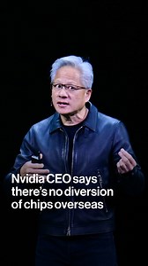 26K views · 208 reactions | Nvidia CEO Jensen Huang says the company will “continue to be rigorous” in preventing chips from ending up in the wrong hands during an interview with Ed Ludlow on Bloomberg TV. bloom.bg/4r8Ezxt | Bloomberg | Facebook
