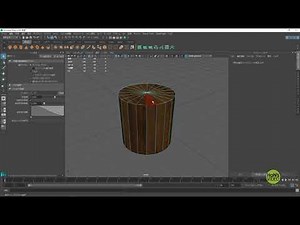 Mayaにおけるテクスチャマッピングの基本2 一つのオブジェクトに2つのマテリアル。